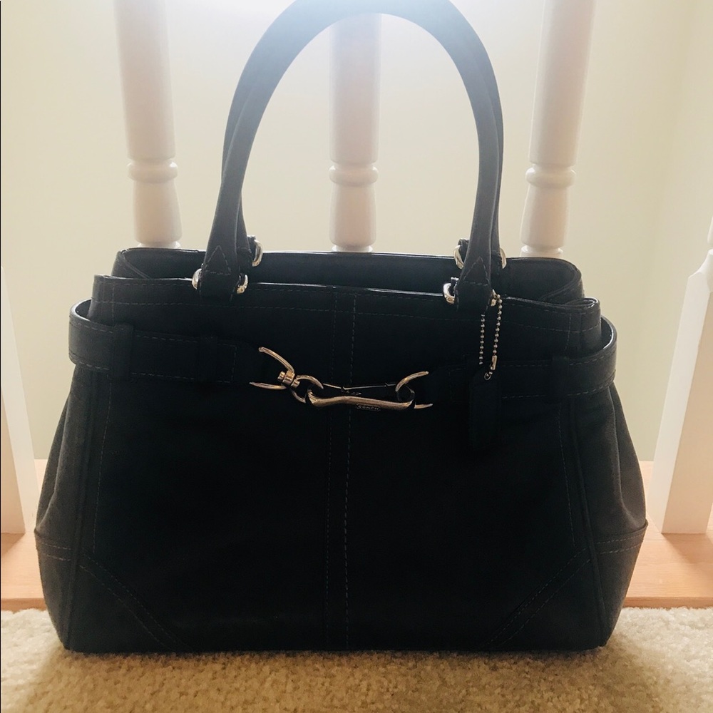 Authentic Leather Coach satchel!